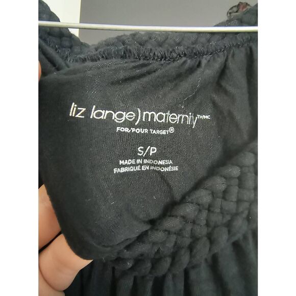 Liz Lange X Target Women's Size Small Black Maternity Heavy Knit Maxi Dress - Picture 4 of 4